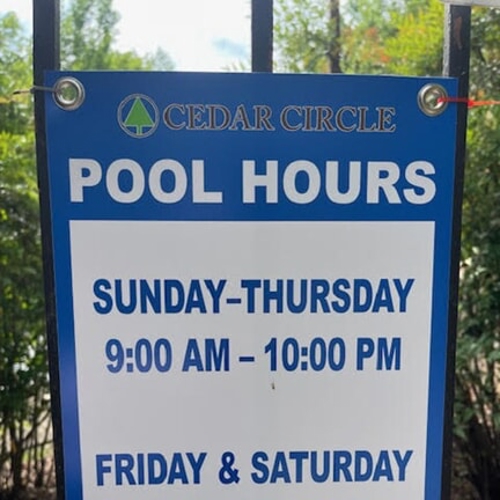 Pool Signs
